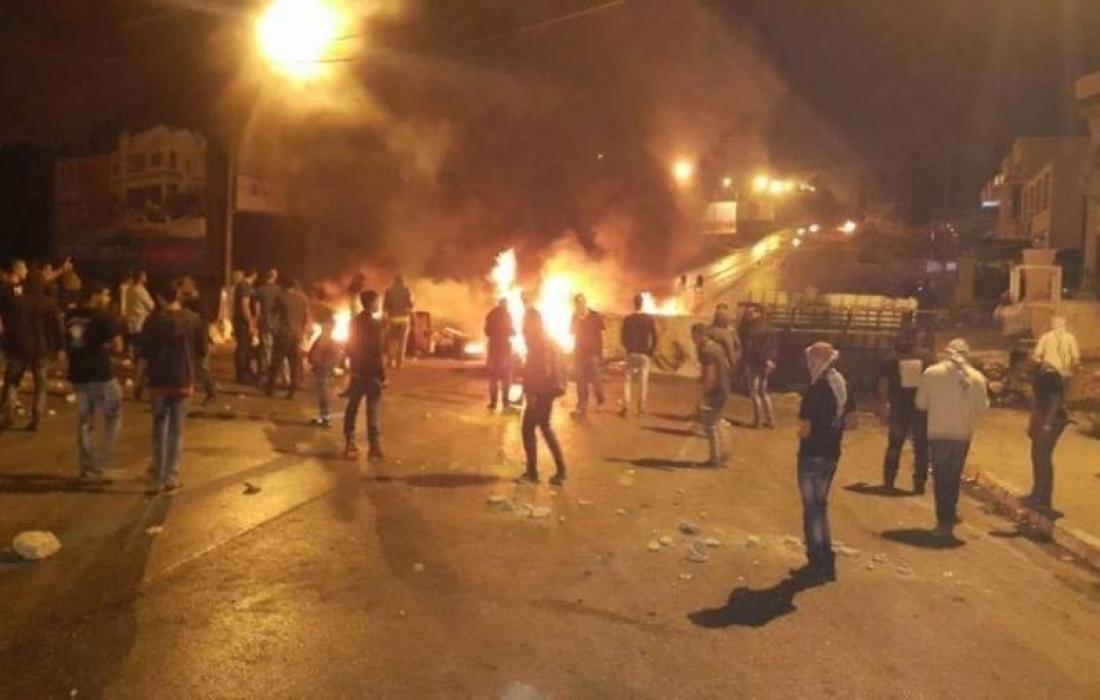 صورة أرشيفية لمواجهات في شعفاط بالقدس.jpeg