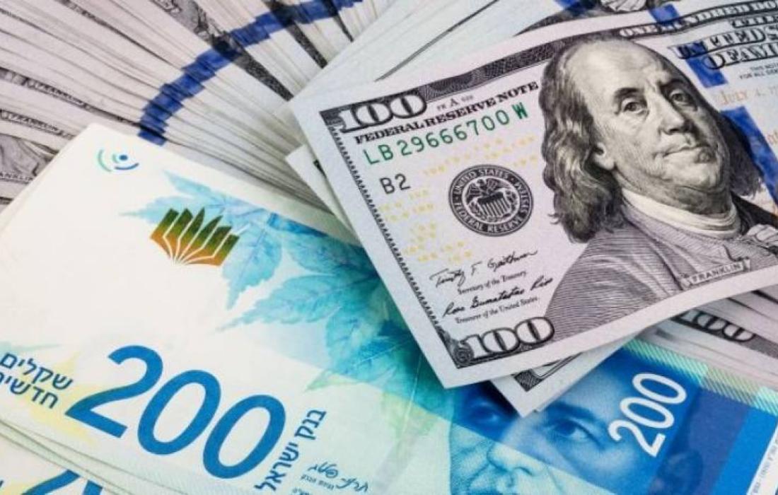 ارتفاع ملحوظ على الدولار مقابل الشيكل اليوم السبت 24 سبتمبر 2022