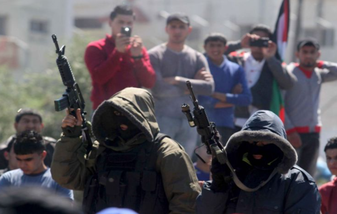 عناصر من المقاومة الفلسطينية في الضفة 2023
