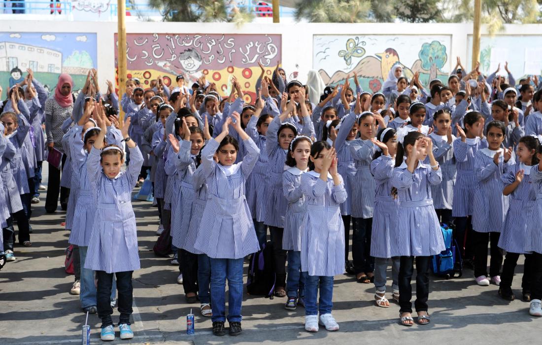 طابور المدرسة