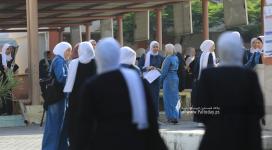 بالصور : طلبة الثانوية العامة في غزة يتوجهون لقاعات الامتحان في اليوم الأول لامتحانات التوجيهي