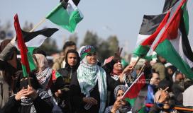 فعاليات يوم الأرض في ملكة شرق غزة (20).JPG