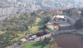 قوات الاحتلال تهدم منزلاً قيد الانشاء غرب بيت لحم