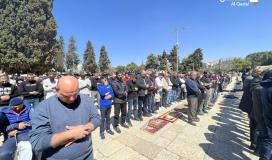 صلاة الجمعة في المسجد الأقصى