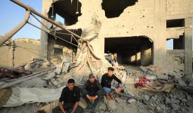 عائلة أبو عبيد في مدينة دير البلح وسط قطاع غزة (2).JPG