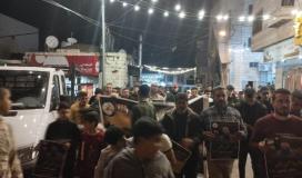 مسيرة لمطالبة باسترداد جثمان الشهيد خضر عدنان.jpg
