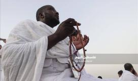 حجاج بيت الله الحرام لصعيد عرفات فجر اليوم ‫(38535685)‬ ‫‬ ‫‬