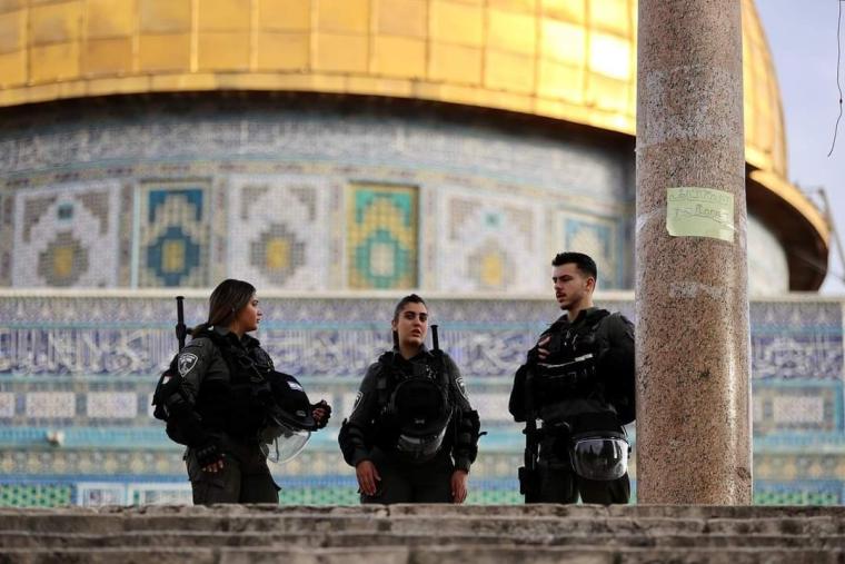 قوات الاحتلال تقتحم باحات المسجد الأقصى 2023