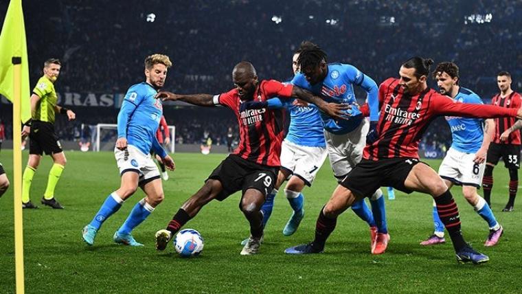 بث مباشر مباراة ميلان ونابولي في دوري أبطال أوروبا